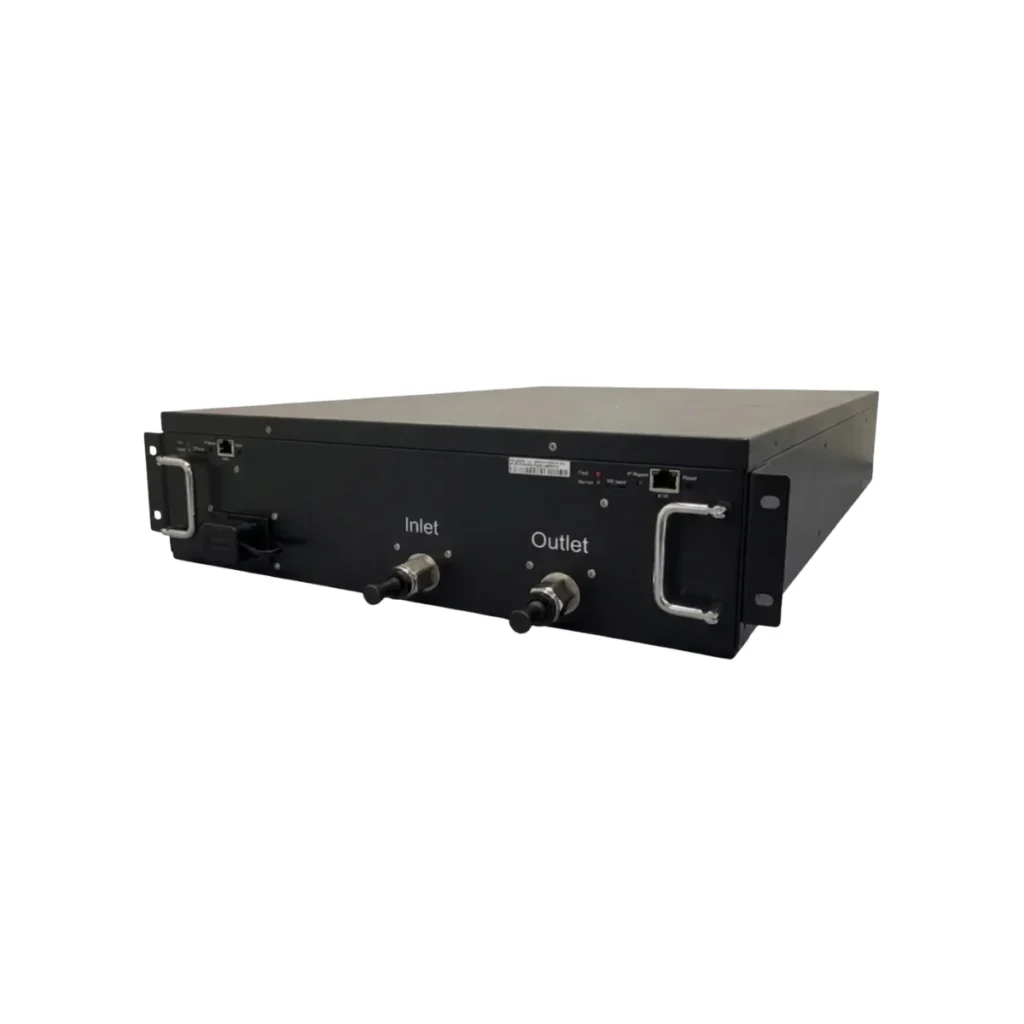Bitmain Antminer S23 Hydro 3U (1160 TH/s) rack-mountable Bitcoin miner, featuring a high-density black server chassis with liquid cooling ports.