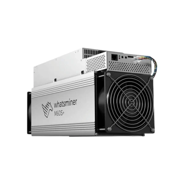 MicroBT Whatsminer M60S+ 190 TH/s SHA-256 Bitcoin ASIC mining hardware