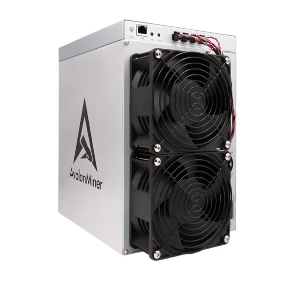 Bitmain Antminer S19k Pro (110 TH/s) Bitcoin ASIC miner, featuring optimized power efficiency and a standard air-cooled dual fan design.